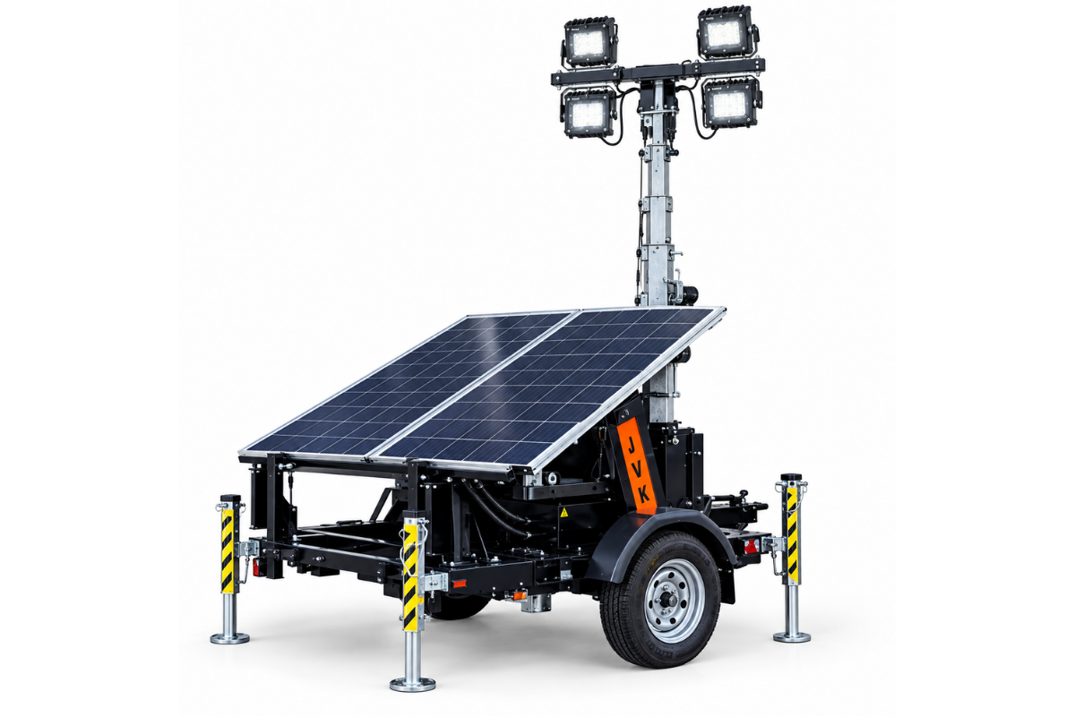 portable solar light tower